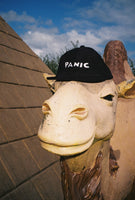 PANIC LOGO 6 PANEL CAP [CORDUROY BLACK]