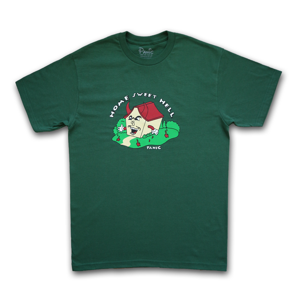 HOME SWEET HELL T-SHIRT [FOREST GREEN]